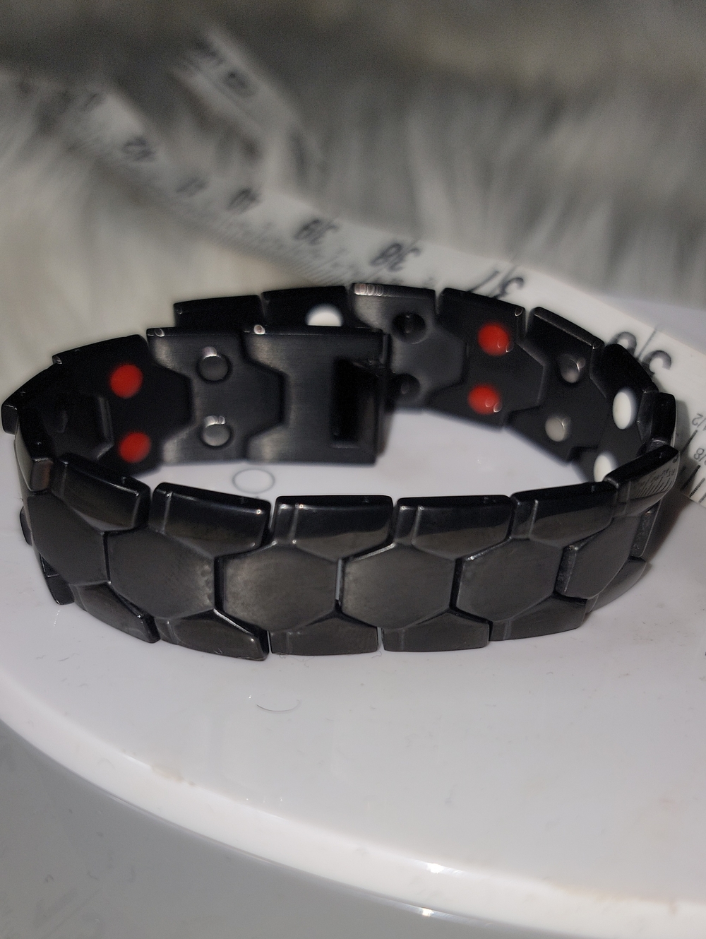 Men's Titanium Black Bracelet
